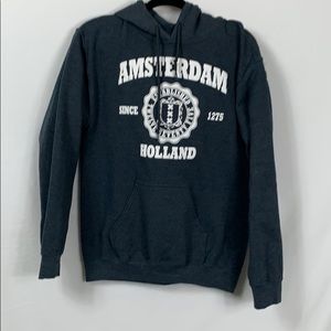 Gildan grey hooded sweatshirt size SP. Amsterdam